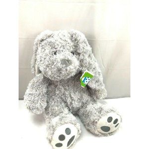 12" soft gray stuffed animal Rabbit plush toy NWT